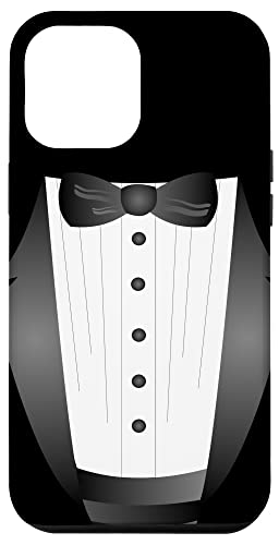 Lustige schwarze Krawatte Event Team Bräutigam Fake Smoking Hülle für iPhone 12 Pro Max Lustige schwarze Krawatte Event Team Bräutigam Fake Smoking Hülle für iPhone 12 Pro Max von cranberrysky retro
