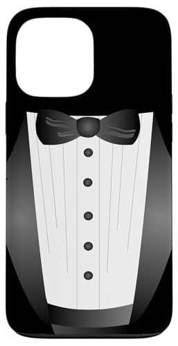 Lustige schwarze Krawatte Event Team Bräutigam Fake Smoking Hülle für iPhone 13 Pro Max Lustige schwarze Krawatte Event Team Bräutigam Fake Smoking Hülle für iPhone 13 Pro Max von cranberrysky retro