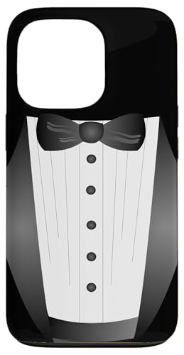 Lustige schwarze Krawatte Event Team Bräutigam Fake Smoking Hülle für iPhone 13 Pro Lustige schwarze Krawatte Event Team Bräutigam Fake Smoking Hülle für iPhone 13 Pro von cranberrysky retro