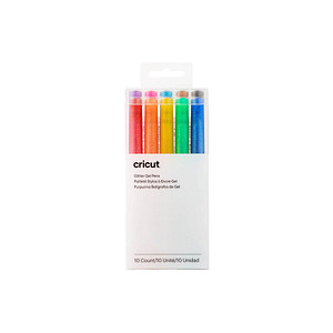 cricut™ Regenbogenfarben Glitzer-Gelstifte für Schneideplotter farbsortiert, 10 St. von cricut™