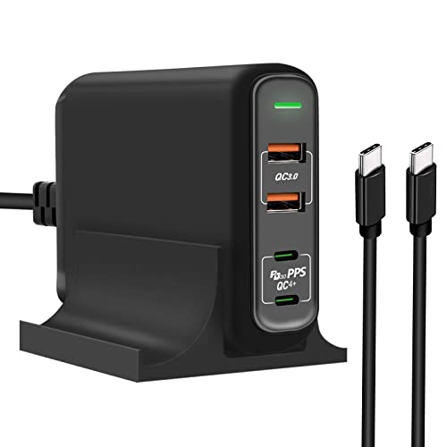 USB C Ladegerät,Cshare 150W 4-Port USB C Netzteil 100W PD 3.0 PPS QC 3.0 Schnellladegerät Kompatibel mit MacBook Pro/Air,für iPhone 13 für Dell XPS 15 HP Spectre Google Pixel 6 Pro,für Lenovo Laptop. von cshare