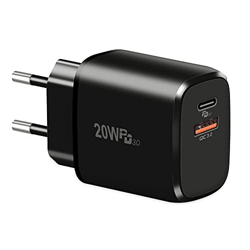 USB C Ladegerät,Cshare 20W USB C Netzteil PD QC 3.0 Schnellladegerät Kompatibel mit iPhone 14/14 Max /14 Pro/ 14 Pro Max/13 Pro Max/12Pro/11Watch Series 8/AirPods Pro 2,Google Pixel 6 Pro,Galaxy S21 von cshare