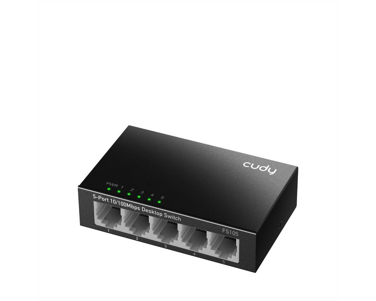 cudy FS105 5-Port 10/100 Desktop Switch Netzwerk-Switch cudy FS105 5-Port 10/100 Desktop Switch Netzwerk-Switch von cudy