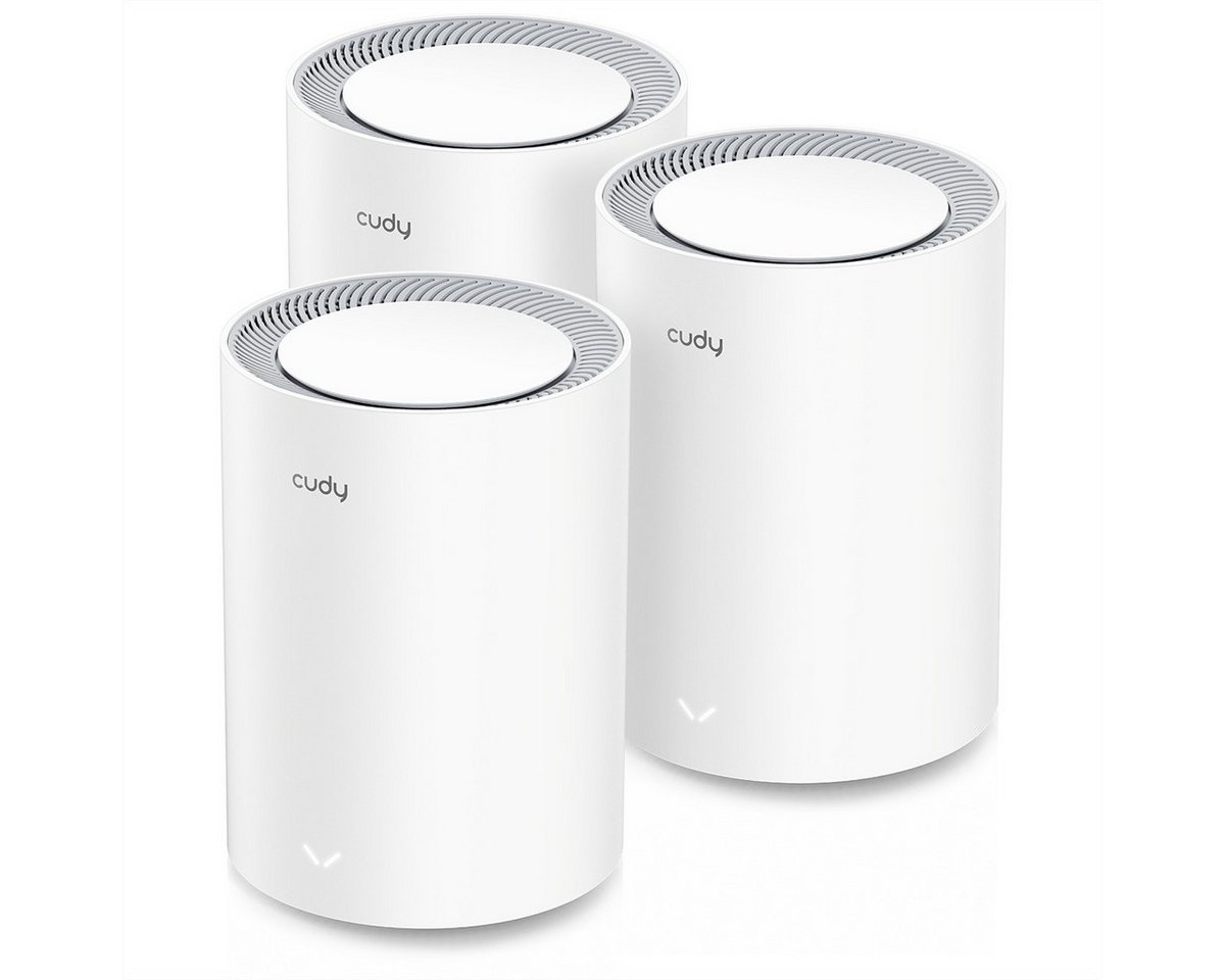 cudy M3000 AX3000 Wi-Fi 6 Mesh 2.5G 3er-Pack WLAN-Repeater cudy M3000 AX3000 Wi-Fi 6 Mesh 2.5G 3er-Pack WLAN-Repeater von cudy