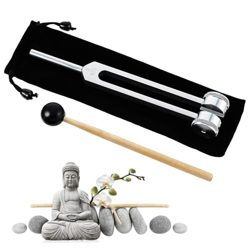 128 Hz Standard Stimmgabel, Aluminiumlegierung Stimmgabel Set, Mit hammer Und Tasche, Für Dna-Reparaturheilung Klangtherapie, Violine, Gitarre, Klavier, Tuner Geräte von cuhostki