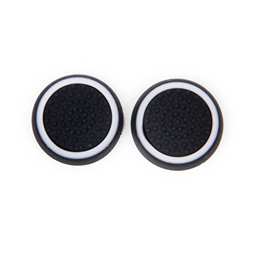 Cutefly 2X Ersatz Kappen für Die Daumen Kappe des Controllers für One / 360, Black+White Cutefly 2X Ersatz Kappen für Die Daumen Kappe des Controllers für One / 360, Black+White von cutefly