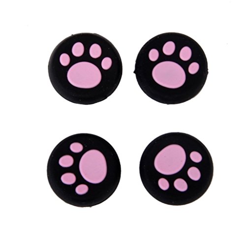 Rosa Schwarz Katzen Tatzen Analog Silikon Joystick Thumbstick Griffe Kappen für PS4 / Xbox One / PS3 / Xbox 360 Controller Rosa Schwarz Katzen Tatzen Analog Silikon Joystick Thumbstick Griffe Kappen für PS4 / Xbox One / PS3 / Xbox 360 Controller von cutefly