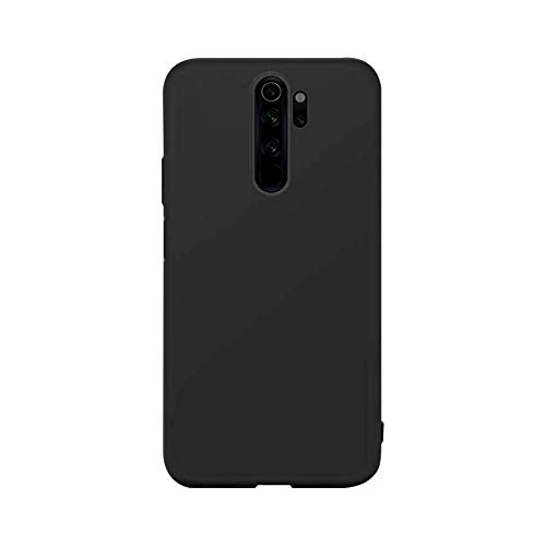CUZZ Kompatibel mit Xiaomi Redmi Note 8 Pro Hülle Case+{1 x Panzerglas Schutzfolie} Silikon Schutzhülle Handyhülle,Stoßfest Schutzhülle Schmaler Telefonschutz,Staub und Scratch-Stoßfest-Schwarz von cuzz