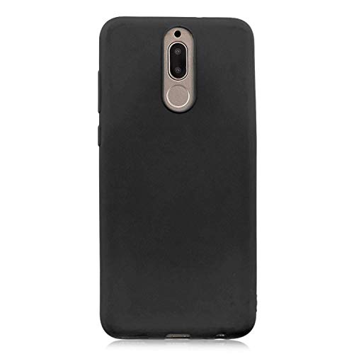 cuzz Huawei Mate 10 Lite Hülle Case Silikon Schutzhülle Handyhülle,Outdoor Stoßfest Schutzhülle Schmaler Telefonschutz,Staub und Scratch-Stoßfest-Schwarz von cuzz