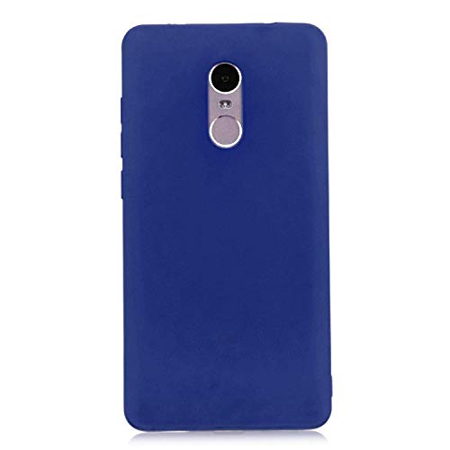 cuzz Kompatibel mit Xiaomi Redmi Note 4 Hülle Case Silikon Schutzhülle Handyhülle,Outdoor Stoßfest Schutzhülle Schmaler Telefonschutz,Staub und Scratch-Stoßfest-Navy von cuzz