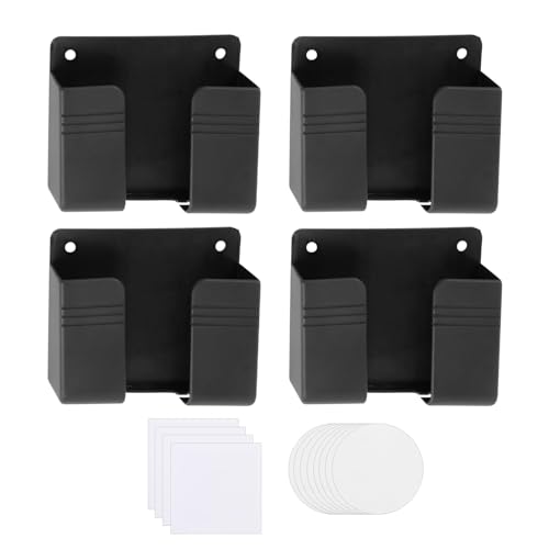 cxxtkcxxlc 4 Set Wandhalterung Handy Ladegerät Halterung, Selbstklebend Handyhalterung WandSelbstklebend mit Ladeanschluss, Ideal für Fernbedienungen und Kleinteile, Schwarz cxxtkcxxlc 4 Set Wandhalterung Handy Ladegerät Halterung, Selbstklebend Handyhalterung WandSelbstklebend mit Ladeanschluss, Ideal für Fernbedienungen und Kleinteile, Schwarz von cxxtkcxxlc