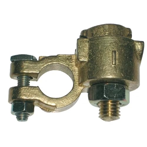 cyclingcolors 1x Batterieklemme Klemmenpolarität Negativ Durchmesser 15,9mm Aderquerschnitt Kabel 95mm² max Ø16mm Nennspannung 12V 24V Batterieklemmen Auto Motorrad Traktor von cyclingcolors