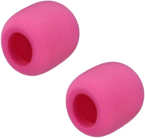 cyclingcolors 2X popschutz kompatibel mit Blue yeti mikrofon mikro Filter Schaumstoff Windschutz, rosa Pinke von cyclingcolors