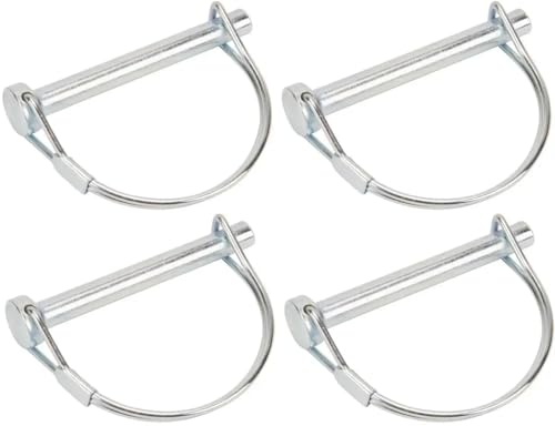 cyclingcolors 4x Klappsplinte Klappstecker Galvanisch Verzinkt Rasenmäher Traktor, 6mm x 74,5 mm von cyclingcolors