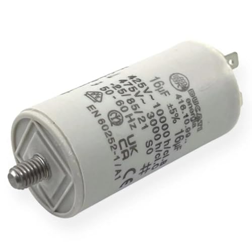 cyclingcolors AnlaufKondensator MotorKondensator 16µF 450V Ø40mm 70mm M8 Kondensator Elektromotor Kompressor Rasenmäher cyclingcolors AnlaufKondensator MotorKondensator 16µF 450V Ø40mm 70mm M8 Kondensator Elektromotor Kompressor Rasenmäher von cyclingcolors