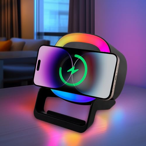 da LIGHT Bluetooth-Lautsprecher mit Nachtlicht und Wireless Charger, dimmbare Touch-Nachttischlampe mit 5 Lichtmodi, Musikbox und kabelloser Ladestation, Frauen und Männer da LIGHT Bluetooth-Lautsprecher mit Nachtlicht und Wireless Charger, dimmbare Touch-Nachttischlampe mit 5 Lichtmodi, Musikbox und kabelloser Ladestation, Frauen und Männer von da LIGHT