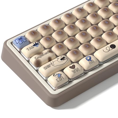dagaladoo Graues PBT-Tastenkappen-Set, MOG-Profil, niedliche Tastenkappen, glänzende Tastatur-Tastenkappen, Farbsublimation, benutzerdefinierte Tastenkappe für 100 %, 75 %, 65 %, 60 % TKL US-Layout dagaladoo Graues PBT-Tastenkappen-Set, MOG-Profil, niedliche Tastenkappen, glänzende Tastatur-Tastenkappen, Farbsublimation, benutzerdefinierte Tastenkappe für 100 %, 75 %, 65 %, 60 % TKL US-Layout von dagaladoo