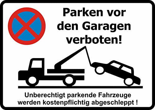 Daged Parken Vor den Garagen verboten! Bitte Freihalten grundstück Aufkleber Parken Verboten Vinyl Schild Selbstklebende Karte Sticker TK- 028 von daged