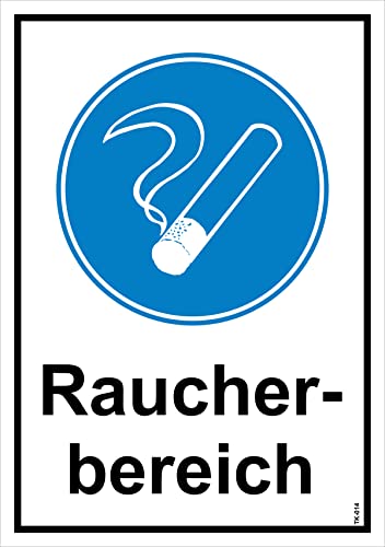 Daged Raucher Bereich Aufkleber Vinyl Selbstklebende Karte Sticker TK- R014 von daged