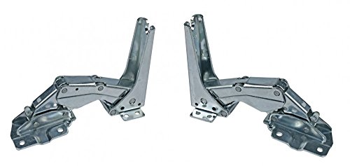 daniplus© Set Türscharnier passend für AEG Electrolux Kühlschrank, Gefrierschrank - Nr.: 221120104 + 221120204 von daniplus