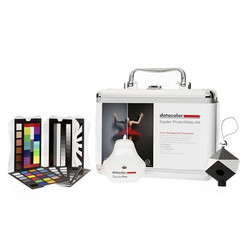 Datacolor Spyder Foto- und Videokit, 2024-Version – SpyderPro Monitorkalibrierungs-Werkzeug, Spyder Cube, Spyder Checkr Video, Spyder Checkr Photo – Farbmanagement Toolkit für Fotografen & Videografen Datacolor Spyder Foto- und Videokit, 2024-Version – SpyderPro Monitorkalibrierungs-Werkzeug, Spyder Cube, Spyder Checkr Video, Spyder Checkr Photo – Farbmanagement Toolkit für Fotografen & Videografen von datacolor
