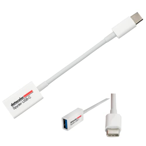 datacolor Spyder Adapter USB-A auf USB-C – Adapterkabel USB-A auf USB-C kompatibel mit neuen oder Alten Apple-Produkten und Android-Produkten, die einen Konverter benötigen von datacolor