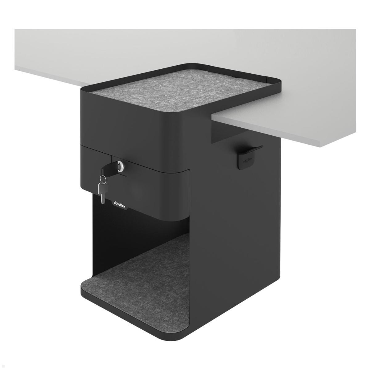 Dataflex Bento Desktop Locker 503 Untertisch Schrank mit Tischklemme (45.503), s... von dataflex