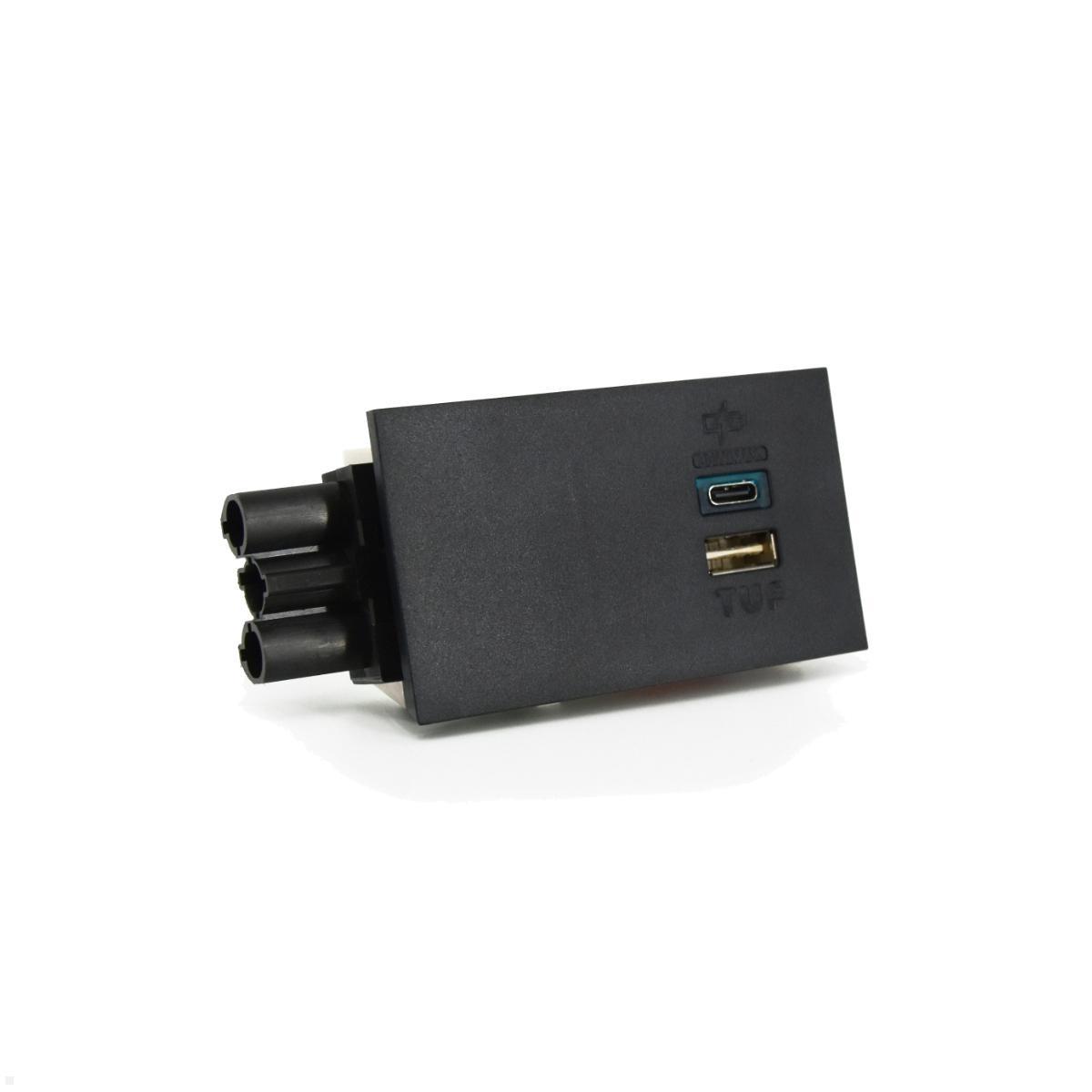 Dataflex Bento Desktop Locker Zubeh?r USB A/C Ladestation 30W (26.103), schwarz von dataflex