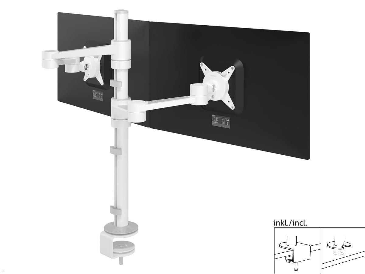 Dataflex Viewlite Dual Monitor Tischhalterung (58.140), wei? von dataflex