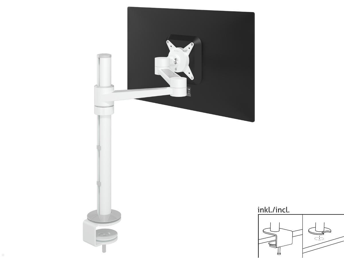 Dataflex Viewlite Monitorhalterung Tisch mit Schwenkarm (58.120), wei? von dataflex