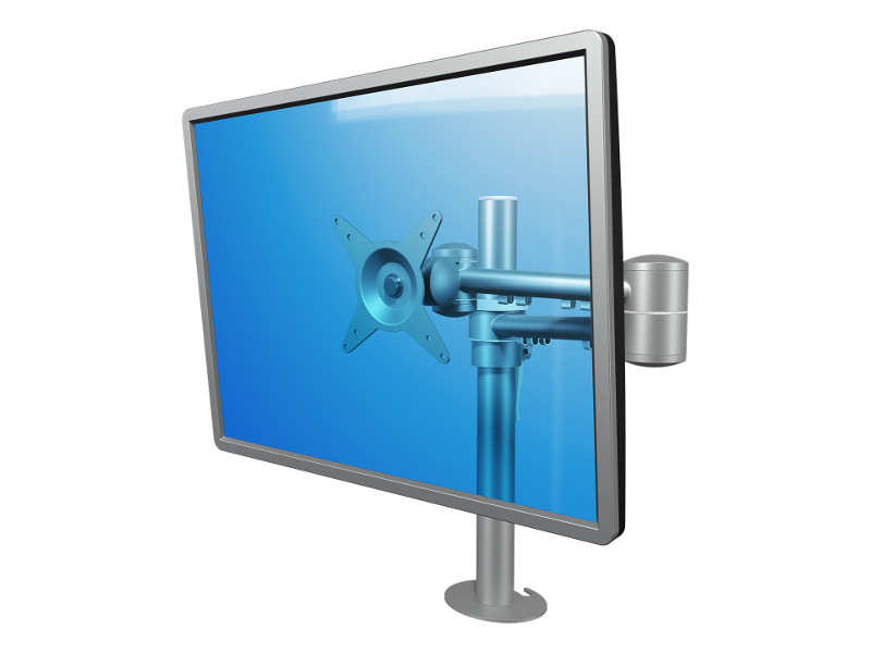 Dataflex Viewmate Monitor Tischhalterung (52.662) silber von dataflex