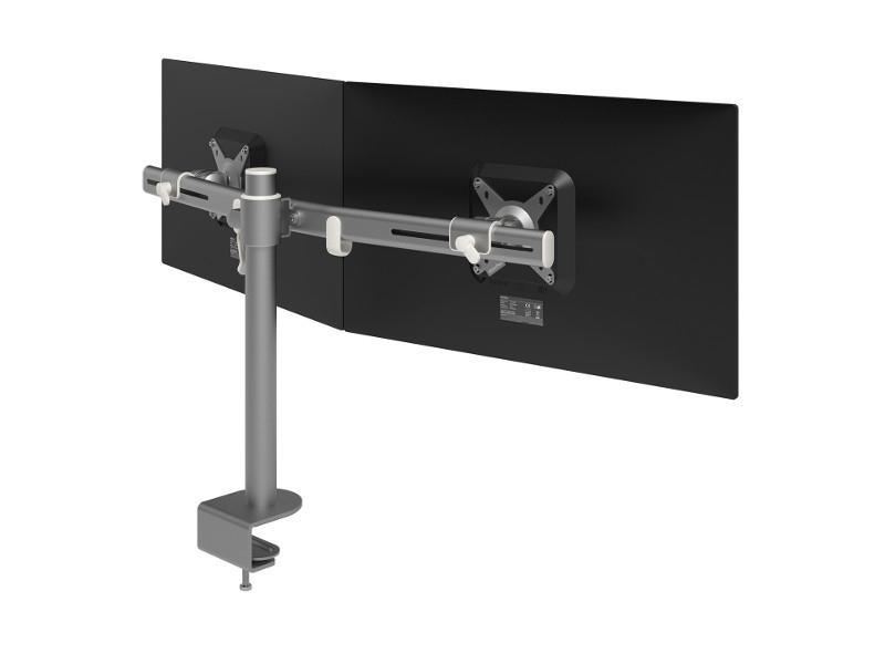 Dataflex Viewmate Monitorhalterung f?r 2 Monitore (52.642) silber von dataflex