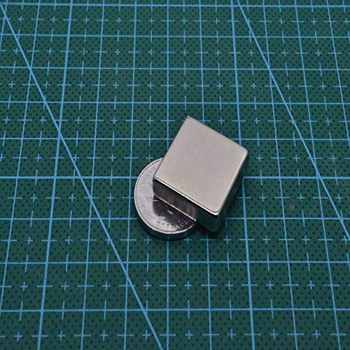 Extrem starke Neodym Quader Block Magnete eckig Größe und Anzahl wählbar N50 N52 20x20x5mm 50 Stück Sehr starke Magnete für Glas-Magnetboards, Magnettafel, Whiteboard, Tafel, Pinnwand, Kühlschrank von daw21onlineshop