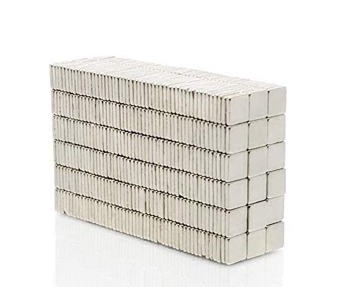 daw21onlineshop Extrem Starke Neodym Quader Block Magnete eckig Größe und Anzahl wählbar N50 N52 5x5x1,2mm 50 Stück Glas-Magnetboards, Magnettafel, Whiteboard, Tafel, Pinnwand, Kühlschrank von daw21onlineshop