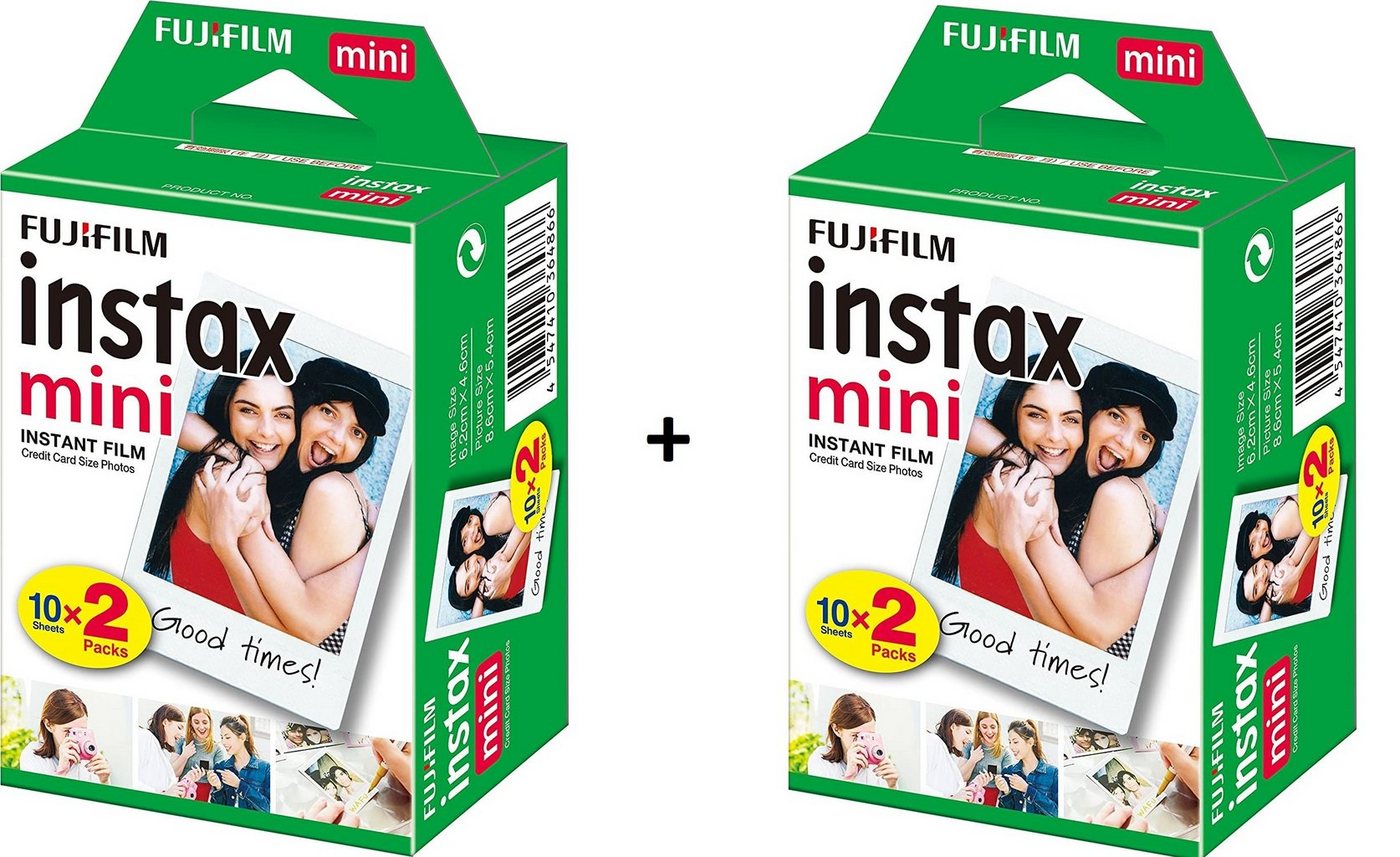 dawecom-24 2x Fujifilm Instax Mini Instant Film Doppelpack - 4x10 Aufnahmen für Sofortbildkamera dawecom-24 2x Fujifilm Instax Mini Instant Film Doppelpack - 4x10 Aufnahmen für Sofortbildkamera von dawecom-24