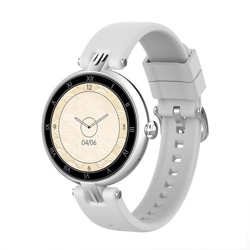 DAXIAOYU Damen-Smartwatch, modische Farb-Touchscreen, Bluetooth-Smartwatch, Sport-Fitnessuhr für Herzfrequenz, Blutsauerstoff-Monitor, für Android iOS, Silber DAXIAOYU Damen-Smartwatch, modische Farb-Touchscreen, Bluetooth-Smartwatch, Sport-Fitnessuhr für Herzfrequenz, Blutsauerstoff-Monitor, für Android iOS, Silber von daxiaoyu