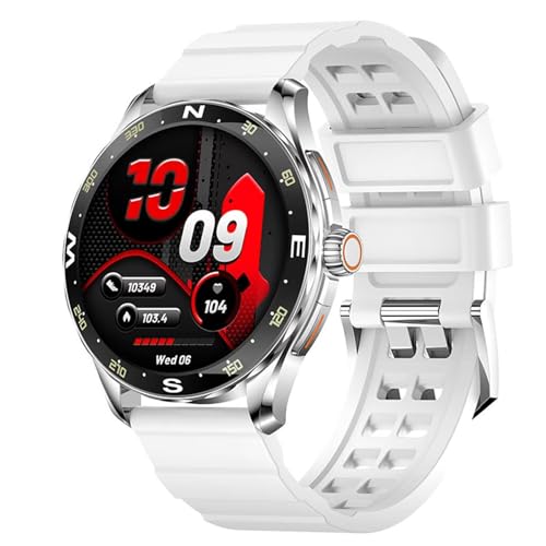 DAXIAOYU Modische Bluetooth-Smartwatch, 100 Sportmodi, Fitness-Tracker mit Blutdruck, Herzfrequenz, 3,6 cm Smartwatch, für Android iOS, Weiß DAXIAOYU Modische Bluetooth-Smartwatch, 100 Sportmodi, Fitness-Tracker mit Blutdruck, Herzfrequenz, 3,6 cm Smartwatch, für Android iOS, Weiß von daxiaoyu