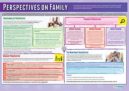 Daydream Education Poster „Perspectives on Family“, Glanzpapier, 850 mm x 594 mm (A1), Lerntafeln (englische Version), Soziologie-Poster von daydream