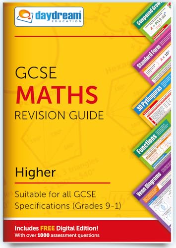 GCSE Mathematik (höher) | Pocket Posters: The Pocket Size Mataths Revision Guide | GCSE Spezifikation | Kostenlose digitale Edition für Computer, Handys und Tablets mit über 1.000 Bewertungsfragen von daydream