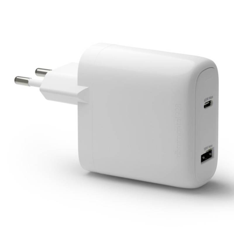 dbramante1928 - Re-charge - Wandladegerät GaN - USB-C 65W+18W EU - Weiß von dbramante1928
