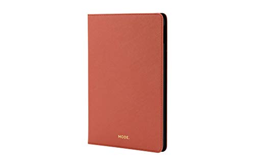 dbramante1928 Echtleder Schutzhülle für Apple iPad 9,7" (2017 / 2018) [Modell: Tokyo I Saffiano-Leder I Handgefertigt I Standfunktion I Rusty Rose] - TONIRURO5130 von dbramante1928