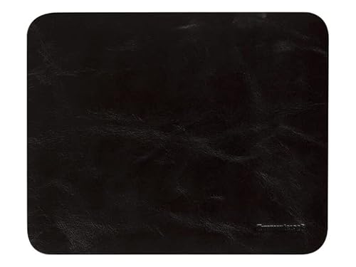 dbramante1928 Mouse Pad, Mausunterlage, Leder, schwarz von dbramante1928