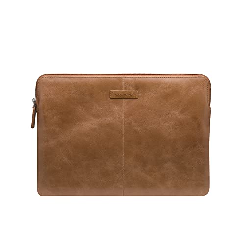 dbramante1928 - Skagen Pro - Laptophülle - Kompatibel für MacBook Pro 15" Laptop/MB Pro 16" (2021) - Laptop-Hülle - Sleeve/Laptop Tasche Mit Reißverschluss - Hochwertigem Leder - Tan 2nd von dbramante1928