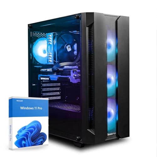 dcl24 Desktop Gaming PC AMD Ryzen 7 5700X3D, RTX5060Ti 16GB - 1000GB SSD, 32GB DDR4, Highend Computer mit 8x4.1 GHz, Streaming mit WLAN, Zocker Rechner mit Windows 11 Pro [20332] von dcl24.de