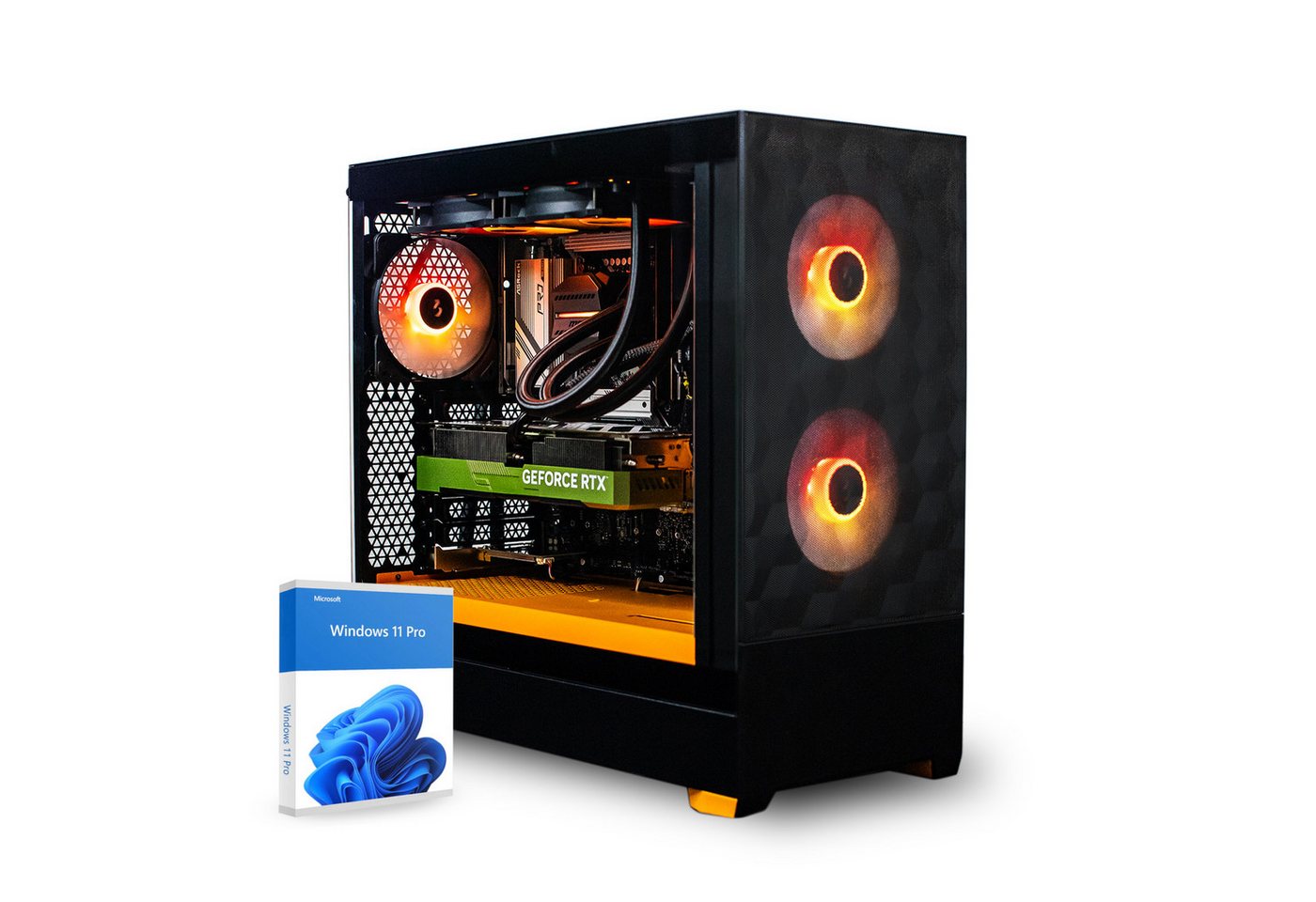 dcl24.de Streaming PC Intel Ultra 7-265KF, RTX5070Ti, 32GB RAM, 1TB SSD Business-PC (Core i7 Intel Core Ultra 7 265KF) von dcl24.de