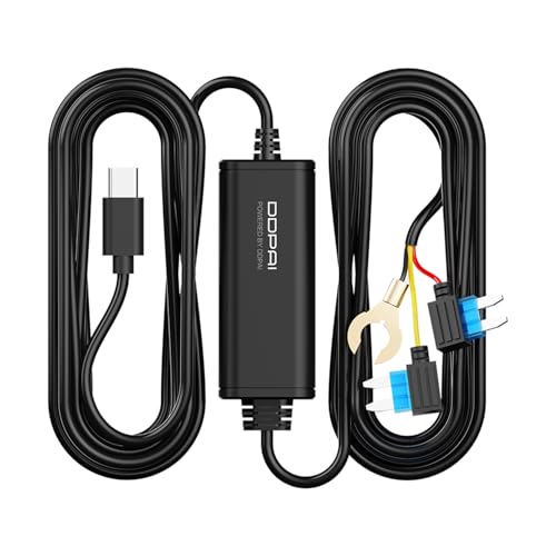 DDPAI Dashcam Hardwire-Kit, kompatibel mit Z60, Z60, Link, Z50 Pro-Modellen, ermöglicht 24-Stunden-Parkmonitor, 12 V/2 A bis 5 V/3 A, 3 Meter lang DDPAI Dashcam Hardwire-Kit, kompatibel mit Z60, Z60, Link, Z50 Pro-Modellen, ermöglicht 24-Stunden-Parkmonitor, 12 V/2 A bis 5 V/3 A, 3 Meter lang von ddpai