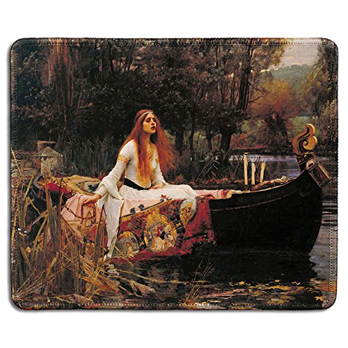 dealzEpic - Art Mousepad – Naturkautschuk Mauspad mit berühmtem Fine Art Gemälde von The Lady of Shalott von John William Waterhouse – genähte Kanten – 24,1 x 20,1 cm dealzEpic - Art Mousepad – Naturkautschuk Mauspad mit berühmtem Fine Art Gemälde von The Lady of Shalott von John William Waterhouse – genähte Kanten – 24,1 x 20,1 cm von dealzEpic