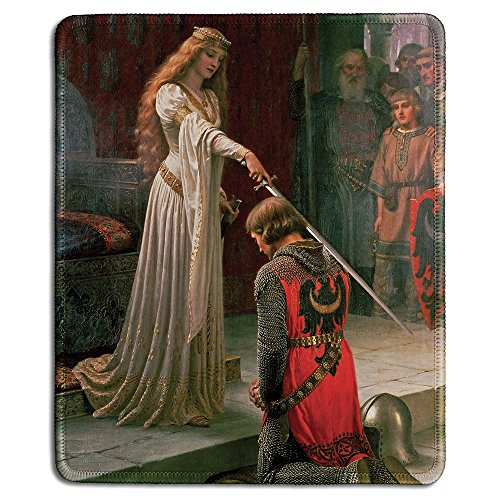 dealzEpic - Kunst-Mauspad – Naturkautschuk-Mauspad mit berühmtem Kunstgemälde von Edmund Blair Leighton – genähte Kanten – 24,1 x 20,1 cm dealzEpic - Kunst-Mauspad – Naturkautschuk-Mauspad mit berühmtem Kunstgemälde von Edmund Blair Leighton – genähte Kanten – 24,1 x 20,1 cm von dealzEpic