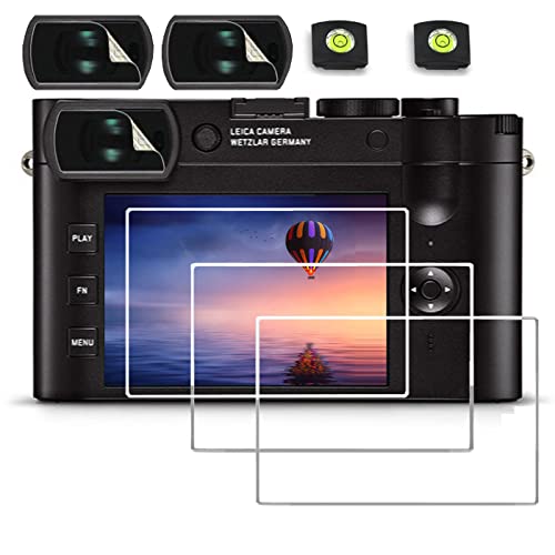 debous Hrad LCD-Displayschutzfolie aus Glas, weich, für Leica Q2 Q3 Digitalkamera, kratzfest, Anti-Fingerabdruck, gehärtetes Glas, Clera, harte Schutzfolie, Schutzfolie, 3 + 3 + 2 Stück debous Hrad LCD-Displayschutzfolie aus Glas, weich, für Leica Q2 Q3 Digitalkamera, kratzfest, Anti-Fingerabdruck, gehärtetes Glas, Clera, harte Schutzfolie, Schutzfolie, 3 + 3 + 2 Stück von debous