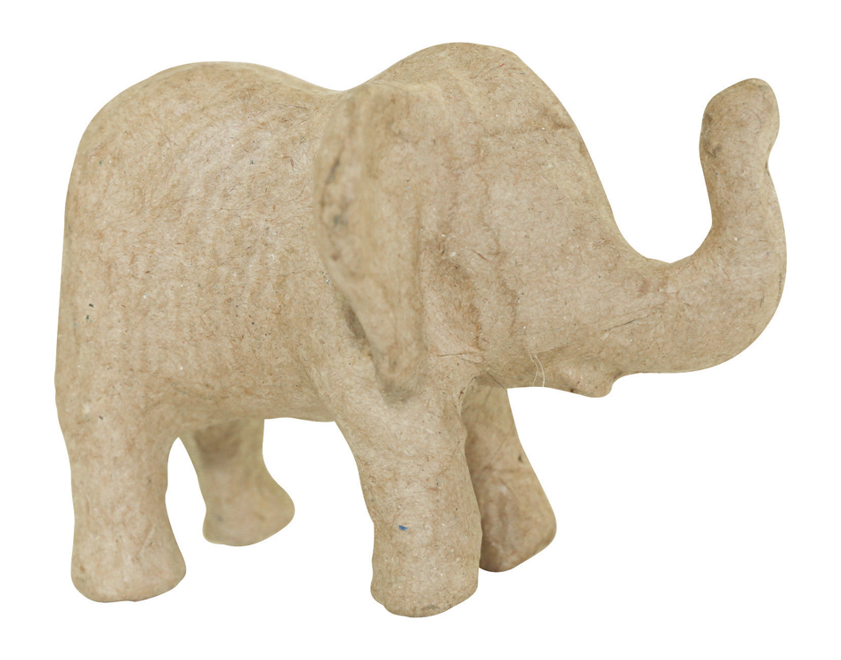 décopatch Pappmaché-Figur , Elefant, , 70 mm von décopatch